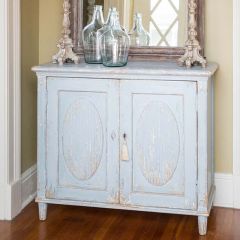 French Country 2 Door Accent Cabinet