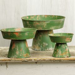 Rustic Stacking Compotes Set of 3