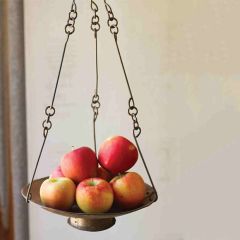 Repurposed Hanging Iron Basket