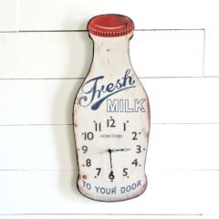 Unique Milk Bottle Wall Clock