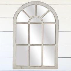 Arched Window Frame Wall Mirror