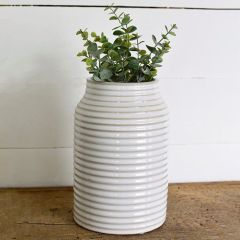Simple Stripe Textured Vase