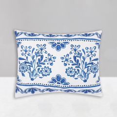 Delft Print Rectangle Accent Pillow