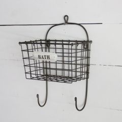 Hanging Metal Bathroom Basket