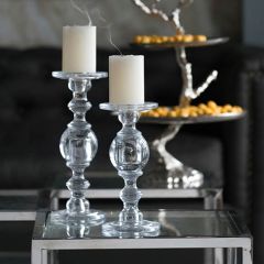 Contemporary Glass Candle Holder