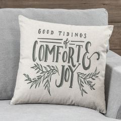 Comfort and Joy Throw Pillow
