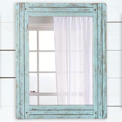 Chippy Paint Wood Mirror