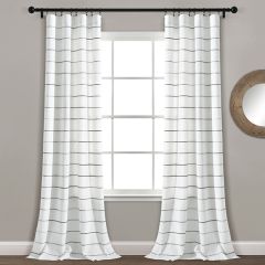 Ombre Stripe Curtain Panel Set of 2