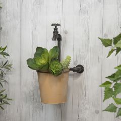 Water Faucet Wall Planter