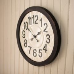Classic Round Metal Wall Clock