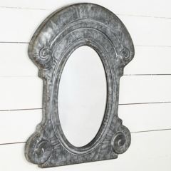 Ornate English Etched Mirror