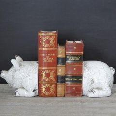 Pig Bookends | Decorative Bookends | Animal Bookends