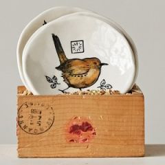 Decorative Bird Stoneware Dishes