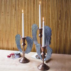 Angel Wing Taper Candle Holders Set of 3