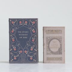 Antique Inspired Book Box Set of 2