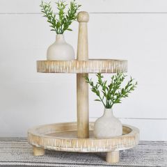 2 Tier Round Cottage House Display Stand