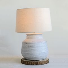 Textured Ceramic Lamp