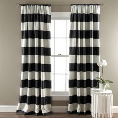 Bold Stripe Curtain Panel Set of 2
