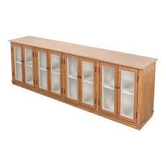 8 Door Farmhouse Sideboard Cabinet