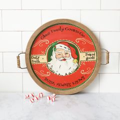 Claus Family Cookie Tray