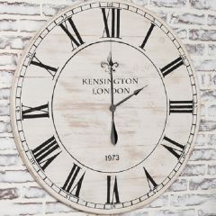 Round Farmhouse Wall Clock