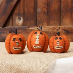 Mini Tabletop Pumpkin Collection Set of 3