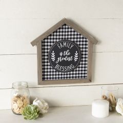 House Shaped Family Sign