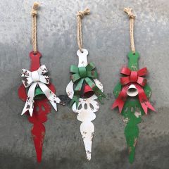 Hanging Ornaments With Bells Set of 3