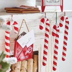 Candy Cane Ornaments Set of 4