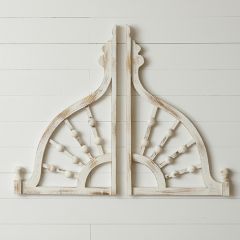 Distressed Victorian-Style Corbels Set of 2