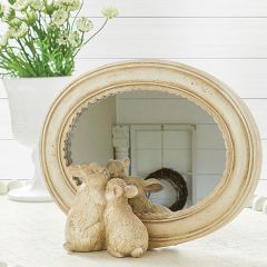 Country Bunnies Accent Mirror