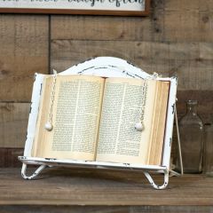 Farmhouse White Book Stand