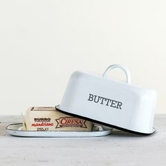 Classic Enameled Butter Dish