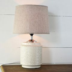 Modern Weave Accent Table Lamp