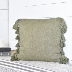 Cozy Accents Tasseled Throw Pillow