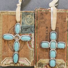 Cross Ornaments | Turquoise Ornaments