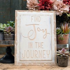 Find Joy in The Journey Wall Plaque Sign