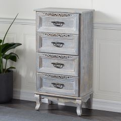 Ornate Accent Drawer Cabinet