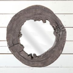 Round Resin Wall Mirror