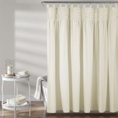 Elegant Ruffle Shower Curtain
