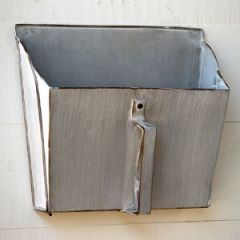 Vintage Style Metal Dust Pan Wall Bin