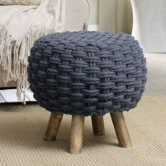Woven Rope Footstool