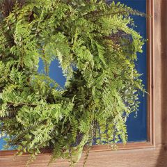 Faux Fern Decorative Wreath