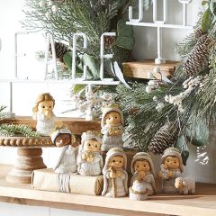 9 Piece Child Nativity Scene