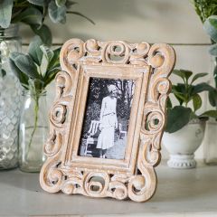 Ornate Carved Photo Frame 4x6