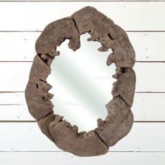 Oval Resin Wall Mirror