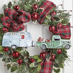 Truck and Camper Holiday Wall Decor