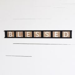 Blessed Farmhouse Wall Sign