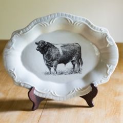 Farm Animal Ceramic Plates Set of 3