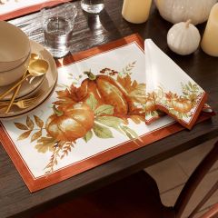 Autumn Pumpkins Place Setting